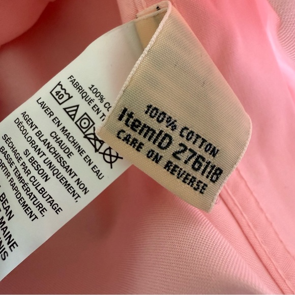 NWT LL Bean | Pink Button Down Shirt - Picture 4 of 5